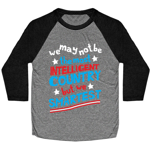 Smartest Country Baseball Tee