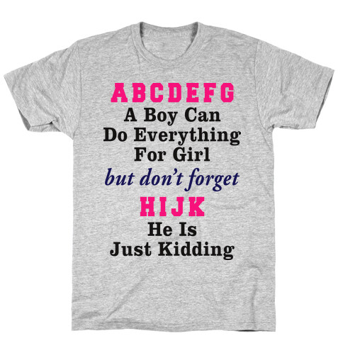 ABCDEFG (Tank) T-Shirt