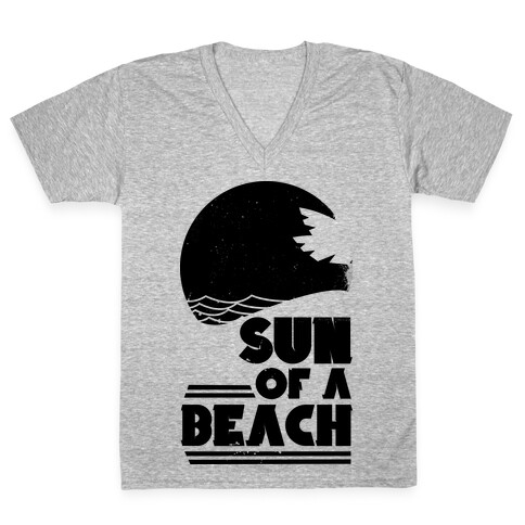 Sun of a Beach V-Neck Tee Shirt