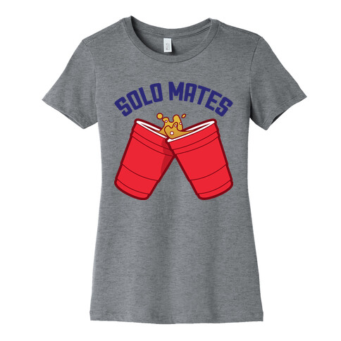 Solo Mates (Red) Womens T-Shirt