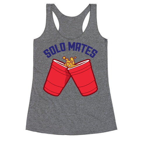 Solo Mates (Red) Racerback Tank Top