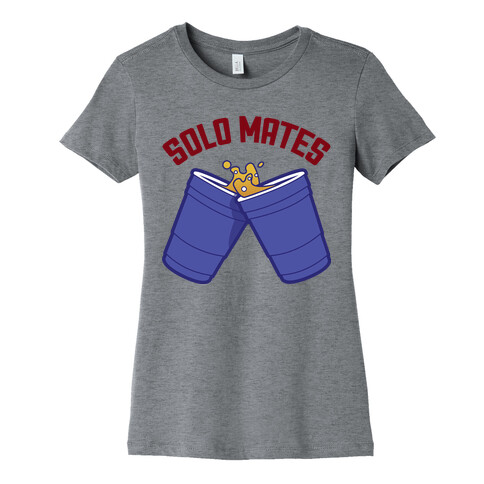 Solo Mates (Blue) Womens T-Shirt