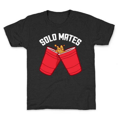 Solo Mates Dark (Red) Kids T-Shirt