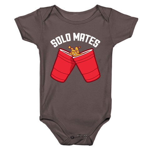 Solo Mates Dark (Red) Baby One-Piece