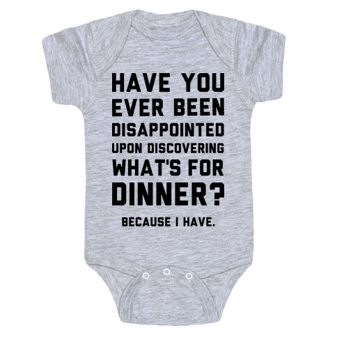 What's For Dinner Baby One-Piece