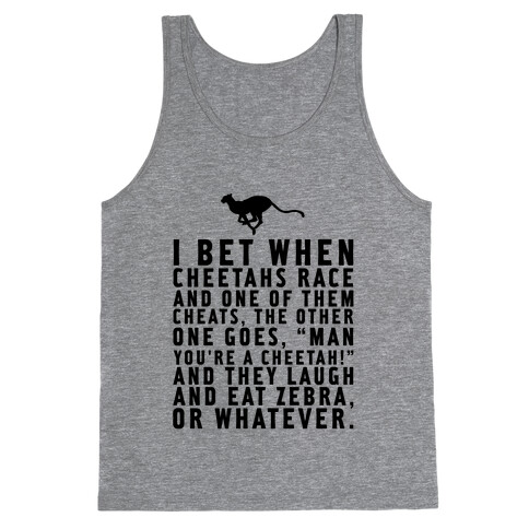 Cheetah Races Tank Top