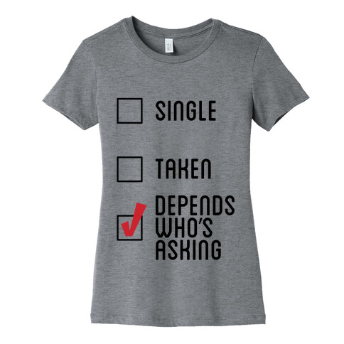 Depends Tank Womens T-Shirt