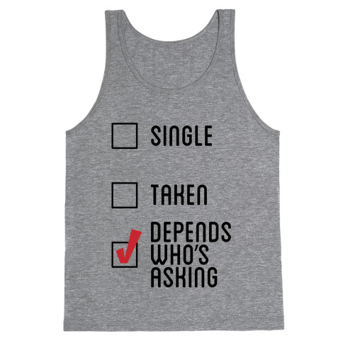 Depends Tank Tank Top