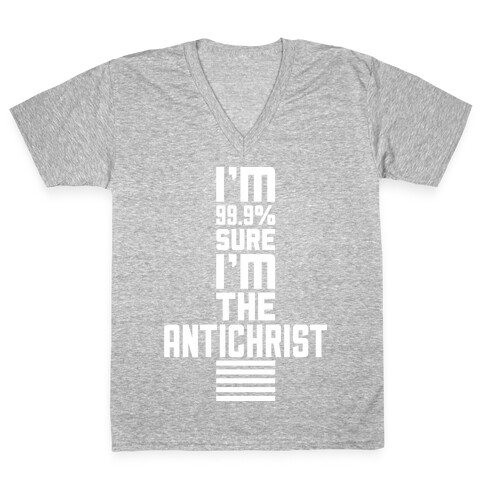 Anti Christ (Tank) V-Neck Tee Shirt