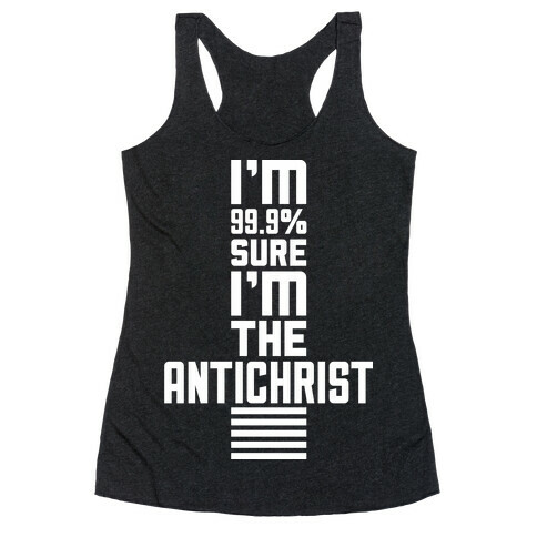 Anti Christ (Tank) Racerback Tank Top