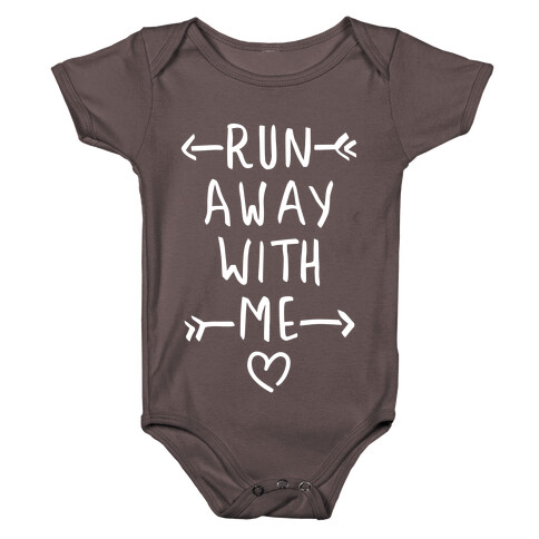 Run Away With Me (Dark Tank) Baby One-Piece