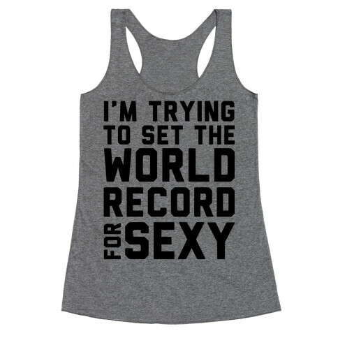 World Record for Sexy Racerback Tank Top