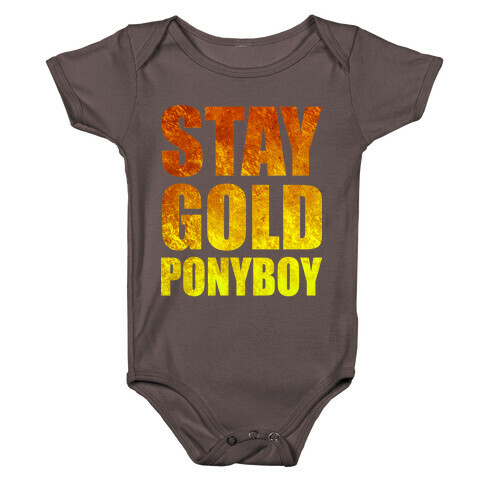 Stay Gold Baby One-Piece