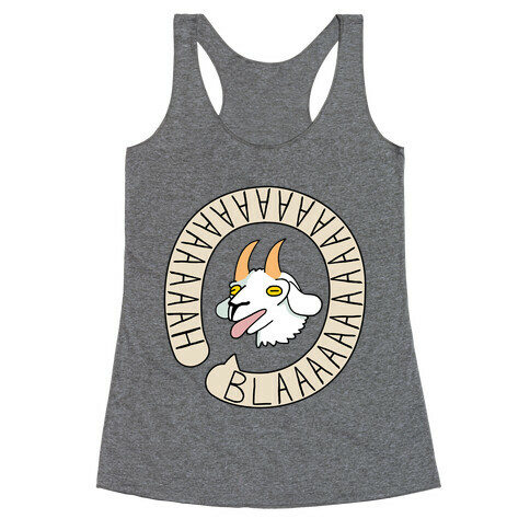 Yelling Goat Racerback Tank Top