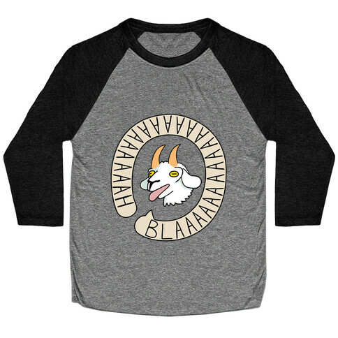 Yelling Goat Baseball Tee