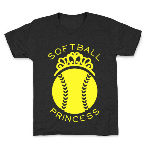 Softball Princess (Tank) Kids T-Shirt