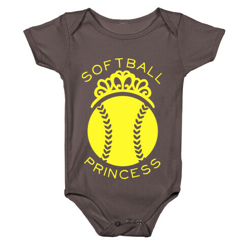 Softball Princess (Tank) Baby One-Piece