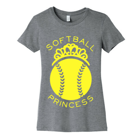 Softball Princess Womens T-Shirt