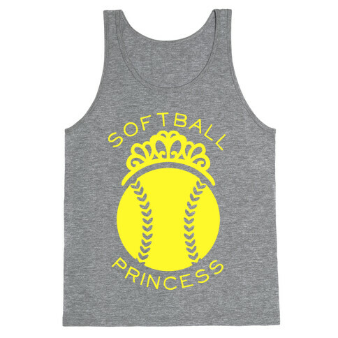 Softball Princess Tank Top