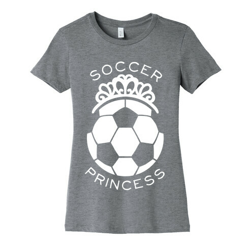 Soccer Princess Womens T-Shirt