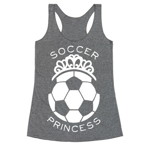 Soccer Princess Racerback Tank Top