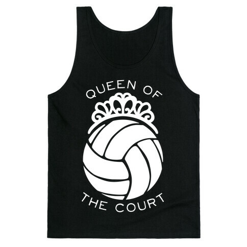 Queen of the Court (Dark Tank) Tank Top