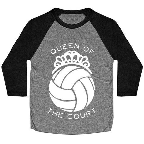 Queen of the Court (Dark Tank) Baseball Tee