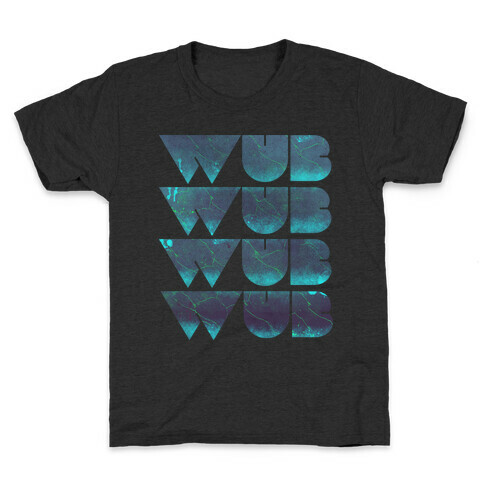 Wub Wub Wub (Dark) Kids T-Shirt