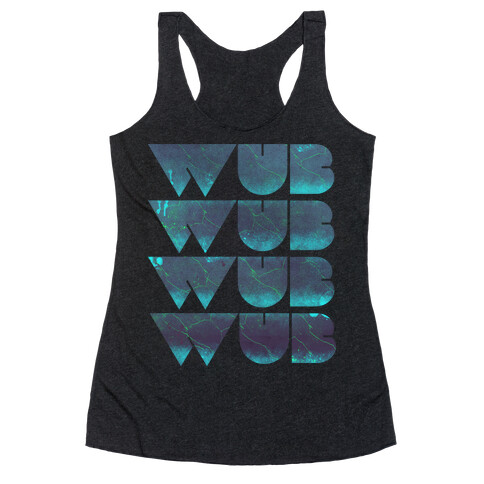 Wub Wub Wub (Dark) Racerback Tank Top