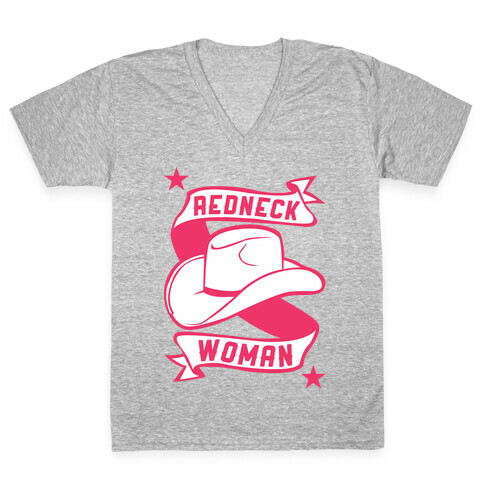Redneck Woman V-Neck Tee Shirt