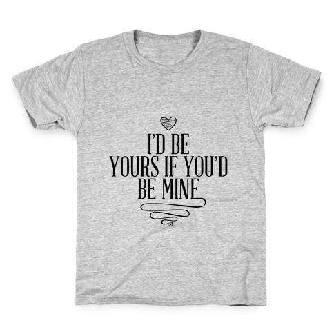 I'd Be Yours Neon Kids T-Shirt