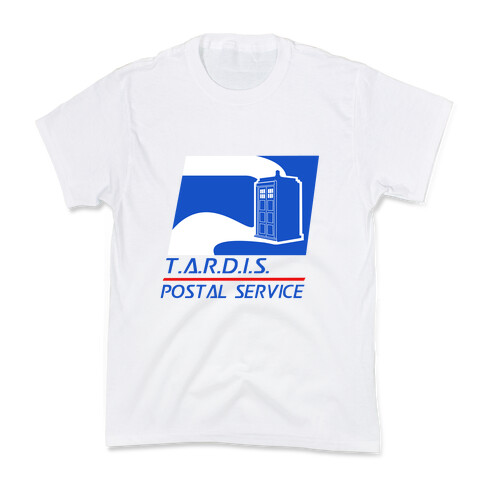 TARDIS Postal Service Kids T-Shirt