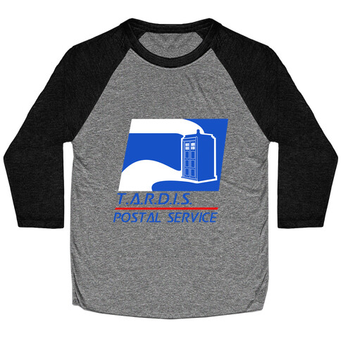 TARDIS Postal Service Baseball Tee