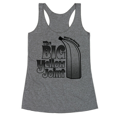 The Big Yellow Joint Racerback Tank Top