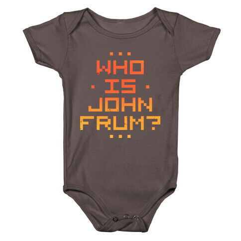 Who Is John Frum Baby One-Piece