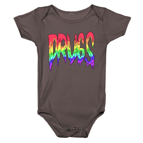 Drugs (Rainbow) Baby One-Piece