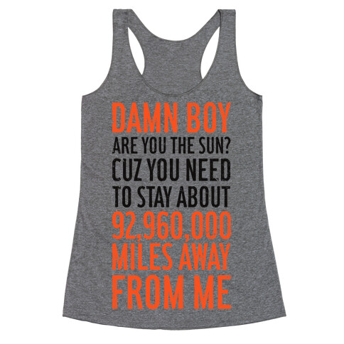 Damn Boy Racerback Tank Top