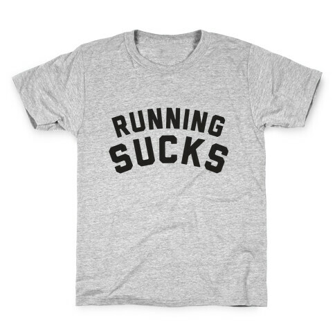 Running Sucks (Tank) Kids T-Shirt