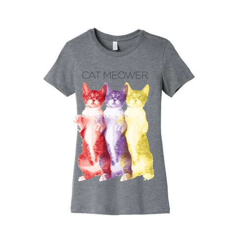 Cat Meower Womens T-Shirt
