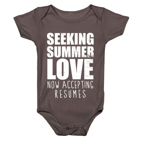 Seeking Summer Love (Now Accepting Resumes) (Dark Tank) Baby One-Piece