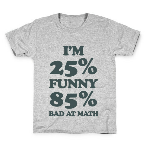 Funny/Math Ratio  Kids T-Shirt