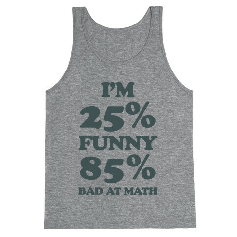 Funny/Math Ratio  Tank Top