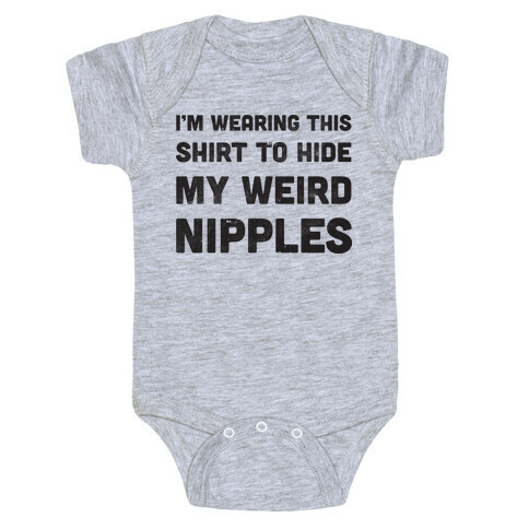 Weird Nipples Baby One-Piece