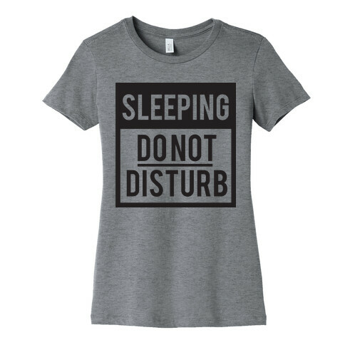 Do Not Disturb (Sleeping) Womens T-Shirt