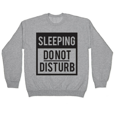 Do Not Disturb (Sleeping) Pullover