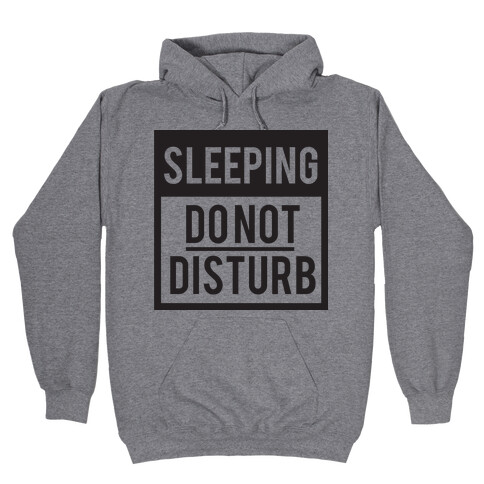 Do Not Disturb (Sleeping) Hooded Sweatshirt