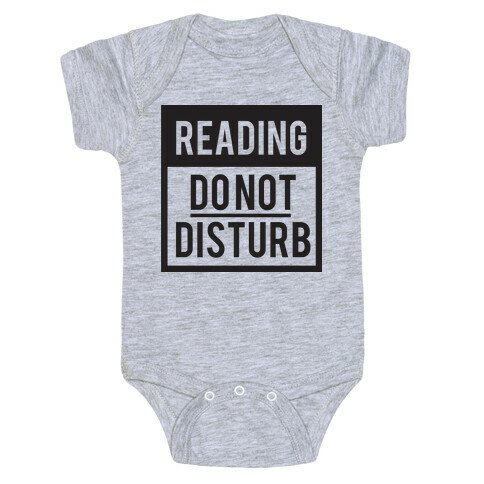 Do Not Disturb (Reading) Baby One-Piece