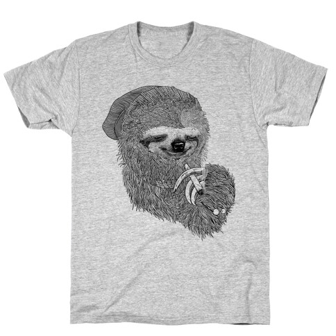 Dank Sloth (Black and White) T-Shirt