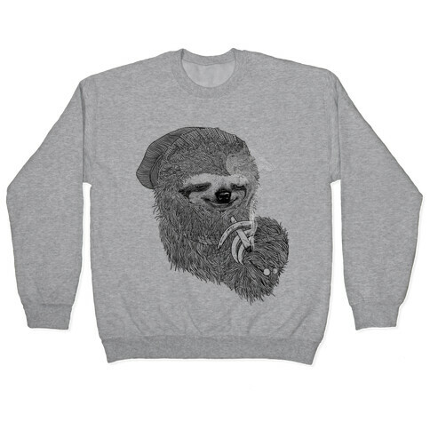 Dank Sloth (Black and White) Pullover