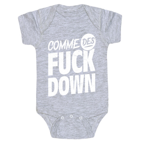 Comme Des F*** Down Baby One-Piece